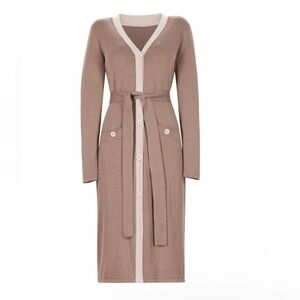 Cabi 616 Genteel Cardigan in Taupe